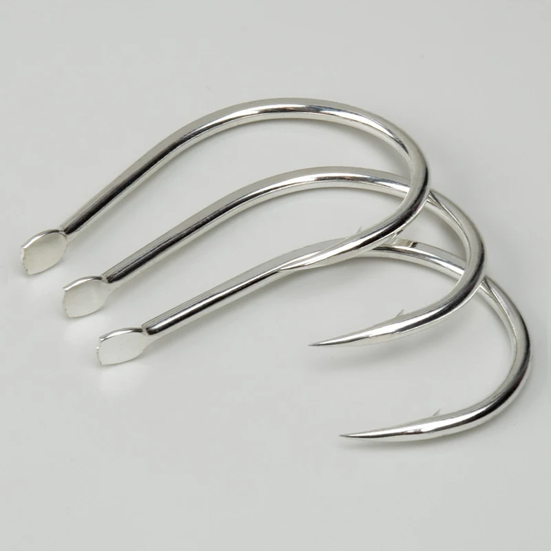 OBSESSION 8260 10 Uds 3X GAFF-R anzuelo de Jigging gancho de una sola cuerda agua salada océano mar Livebait fuerte anzuelos de pesca de Jigging - imagen 5