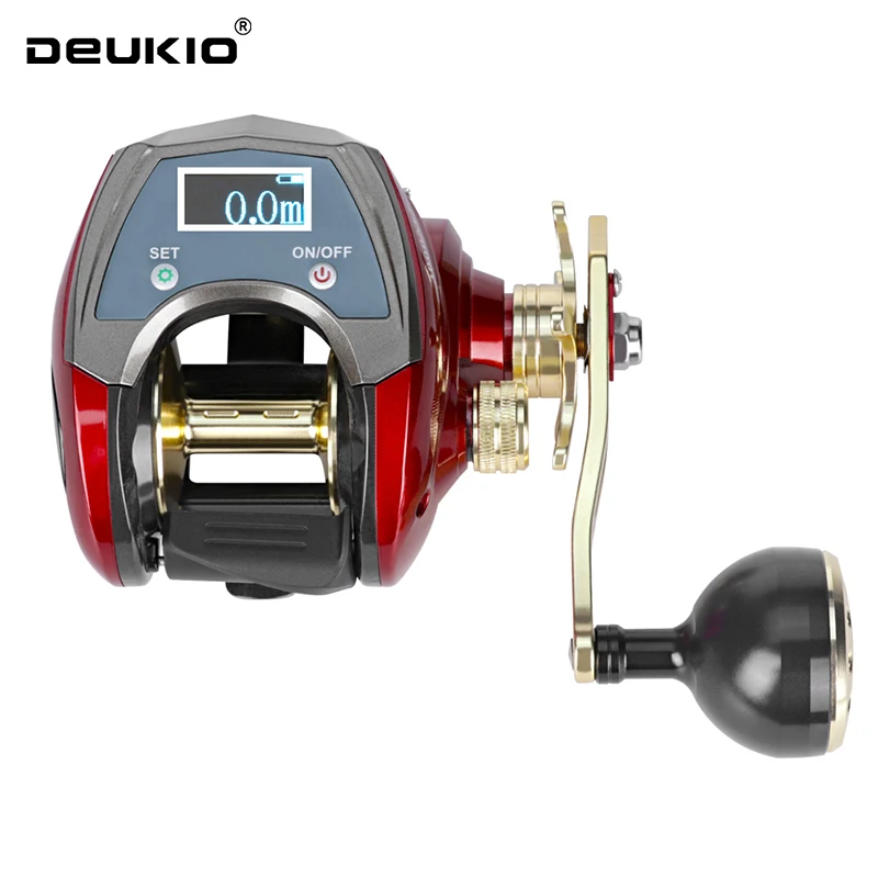 Carrete Baitcasting Electrónico DEUKIO Full Metal con pantalla LED - imagen 3