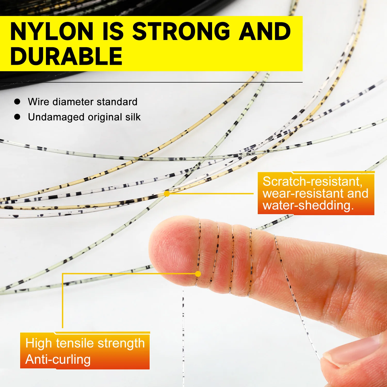 Sougayilang Sedal de nailon monofilamento – Resistente para carpa - imagen 3
