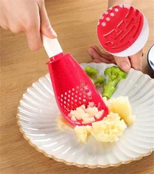 Cuchara al calor con colador y gancho Utensilio multifunción