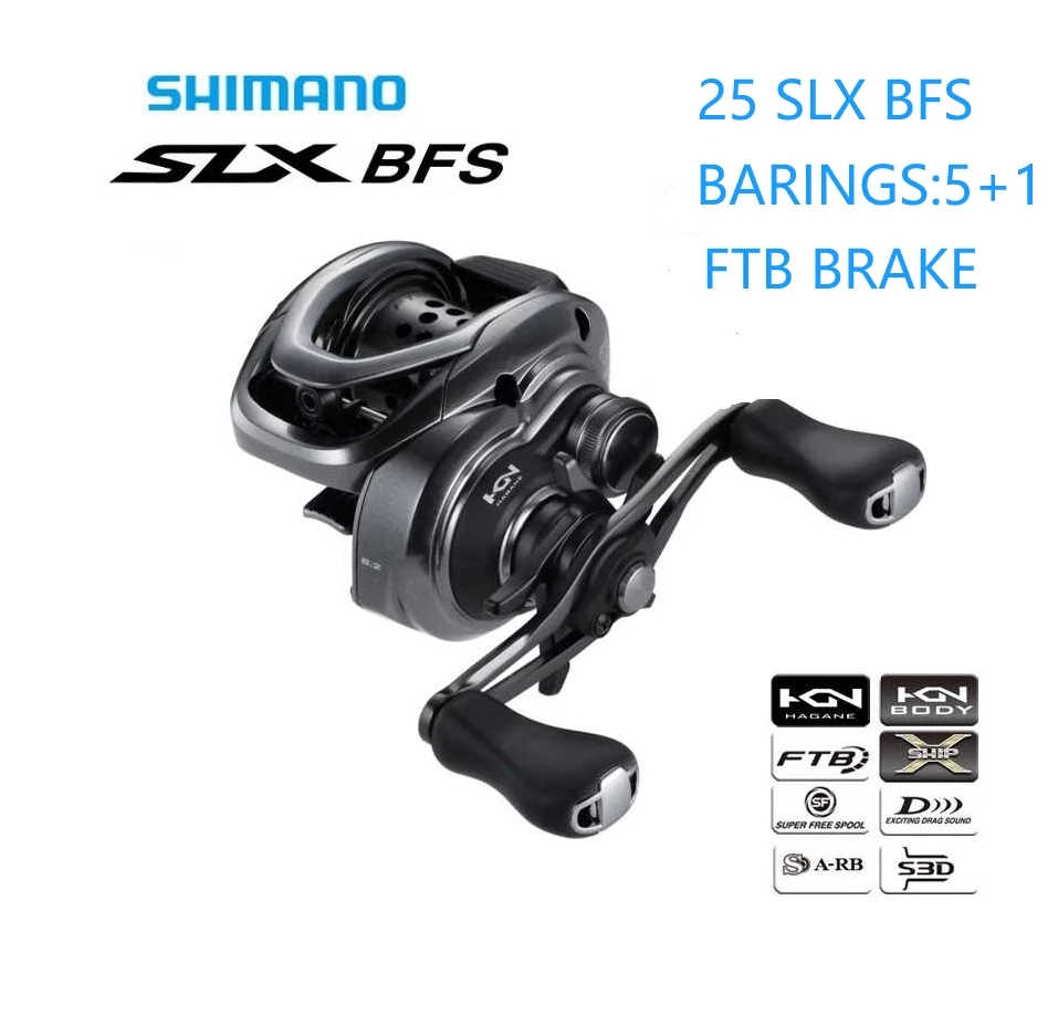 Shimano SLX BFS carrete baitcasting micro para agua dulce ligero
