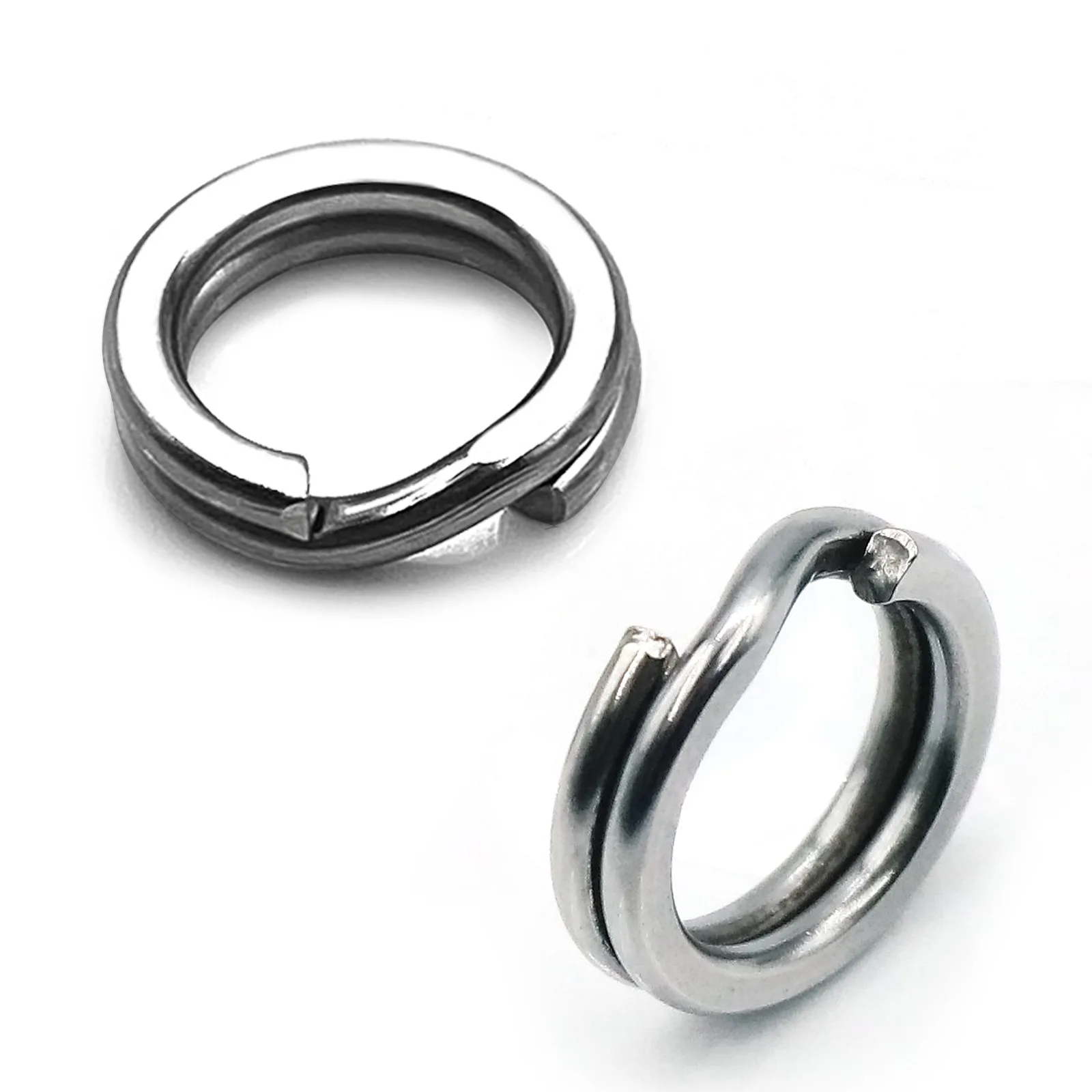 Anillos Divididos de Acero Inoxidable para Agua Salada – Terminales de Pesca