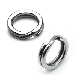 Anillos Divididos de Acero Inoxidable para Agua Salada – Terminales de Pesca
