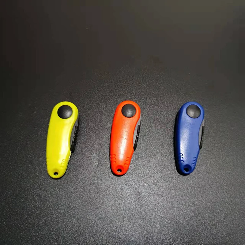 Tijeras de acero inoxidable para uso en peces, accesorios plegables para línea de pesca, cortaúñas, aparejos de tijera, B379 - imagen 3