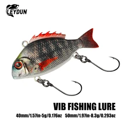 LEYDUN VIB-Señuelos de pesca de hundimiento, 5g, 40mm, 8,3g, 50mm, vibración dinámica realista, cebos de pesca de mar para invierno, cebo Wobblers