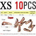 10pcs Size XS Copper