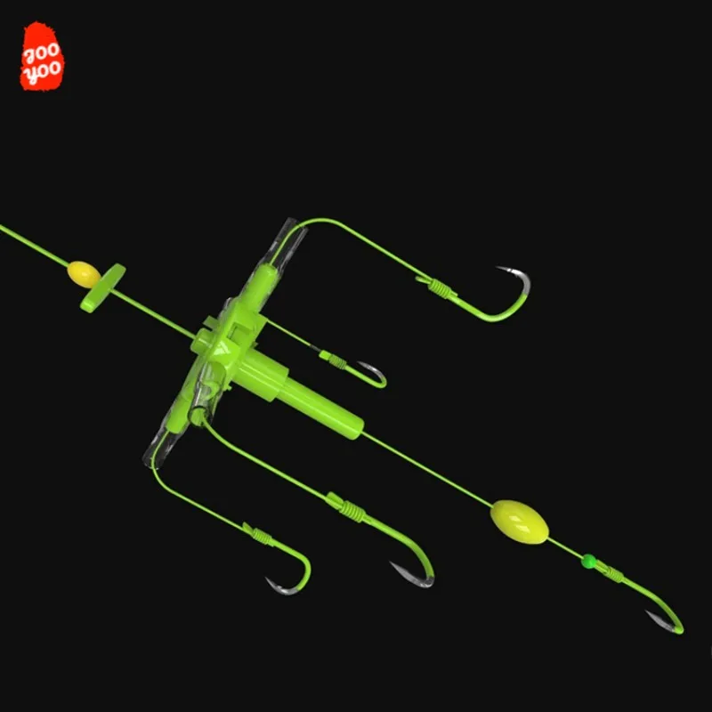 1 pieza nuevo tipo de carpa plateada y anzuelo de carpa cabezona carpa plateada y anzuelo de carpa cabezona con cinco garras para pesca flotante. - imagen 4