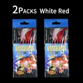 2 packs white red