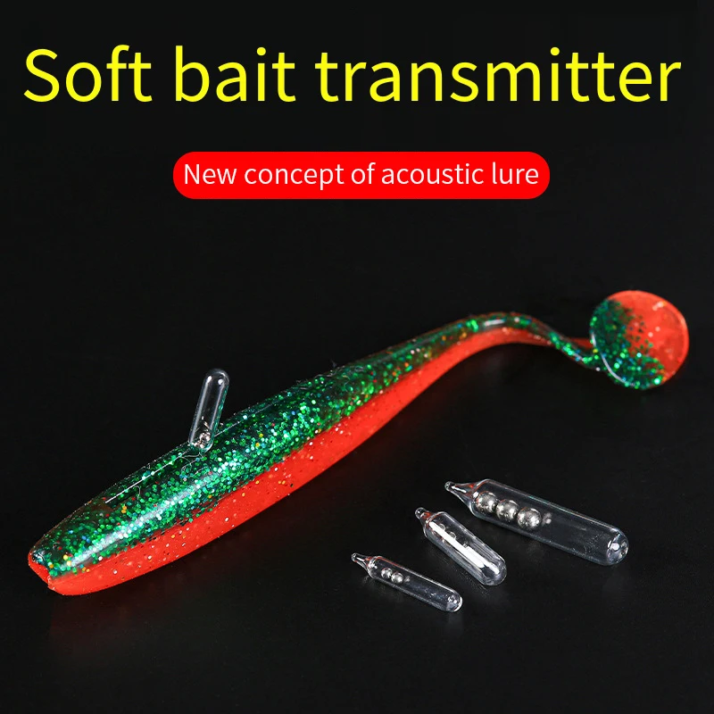 Sonajeros de pesca, tubo de inserción, agitar, atraer el atar el lazo, cebos de barra de sonido, herramientas de pesca, aparejos, 10 Uds. - imagen 2