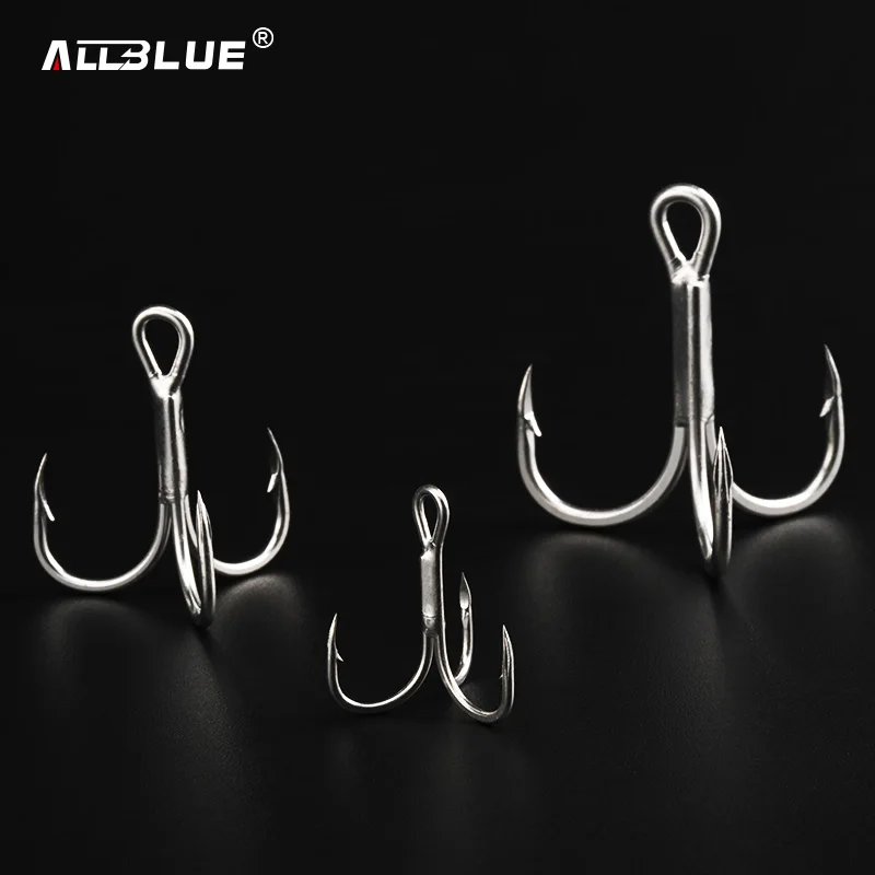 ALLBLUE Ganchos agudos súper fuertes Ganchos afilados 2/0 1/0 1 #   2 #   4 #   6 #   8 #   10 #   10 unids/lote aparejos de pesca aparejos terminales de anzuelo - imagen 5