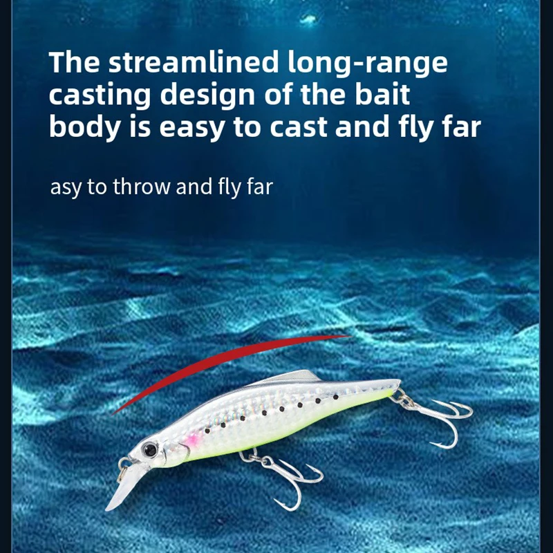 Señuelo de Pesca Testar UV Japón láser 90mm 35g distancia hundimiento cebo de pececillo agua dulce agua salada Artificial Wobblers Swimbait Pesca - imagen 3