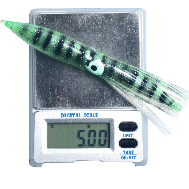 Señuelo suave de piezas, cebo Artificial de 11cm y 5g para pesca en agua salada, de goma, 2 unidades - imagen 3