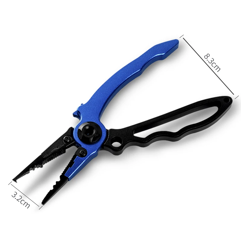 LINNHUE-removedor de anzuelos de acero inoxidable, cortador de línea de pescado, herramientas de agarre, mango hueco, alicates de pesca Luya para pinzas de pesca con mosca - imagen 4