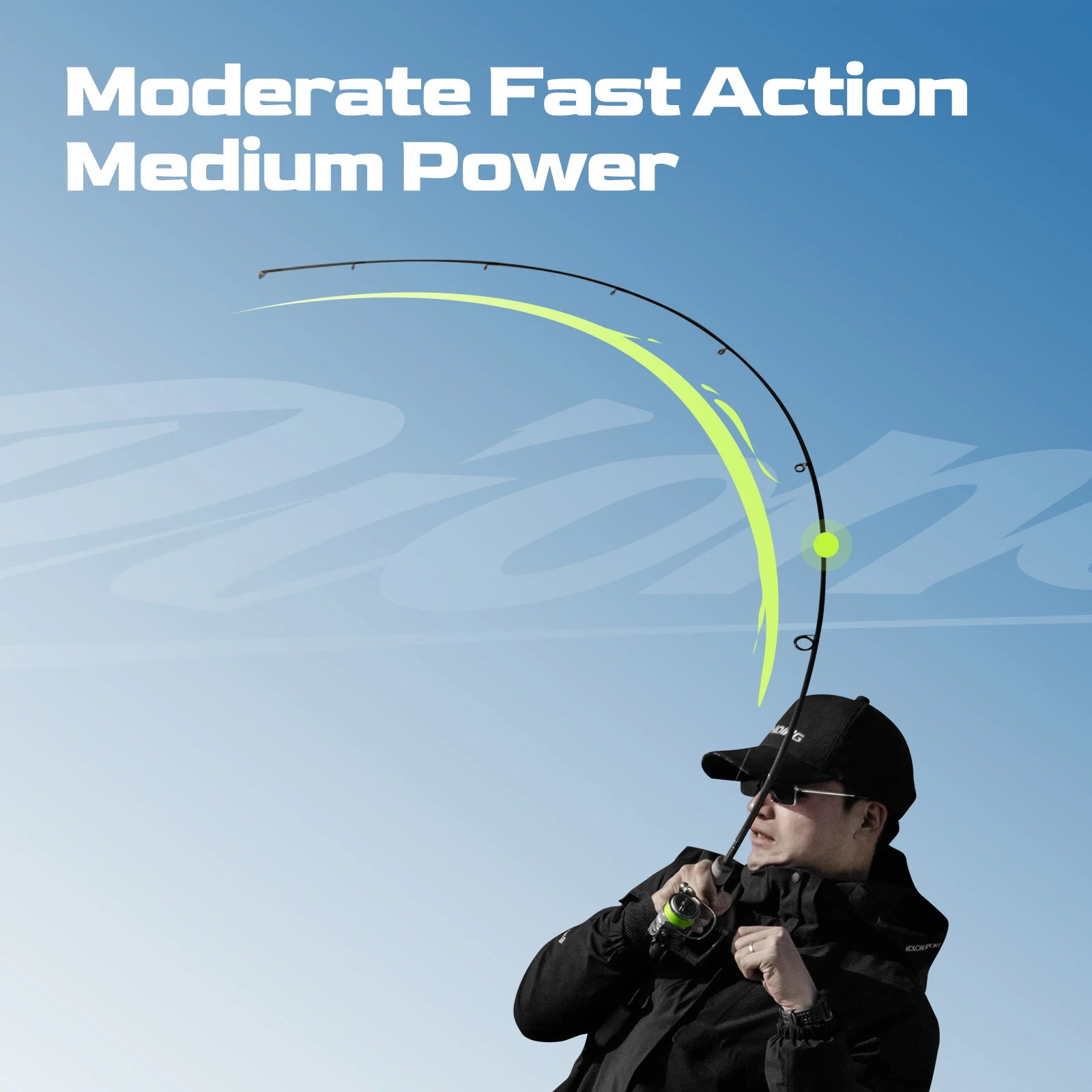 HANDING Pioneer Perch Spinning Casting Fishing Rod, 1,8-2,44 m, acción rápida moderada, potencia media, 24 toneladas, fibra de carbono, anillo guía TS - imagen 4