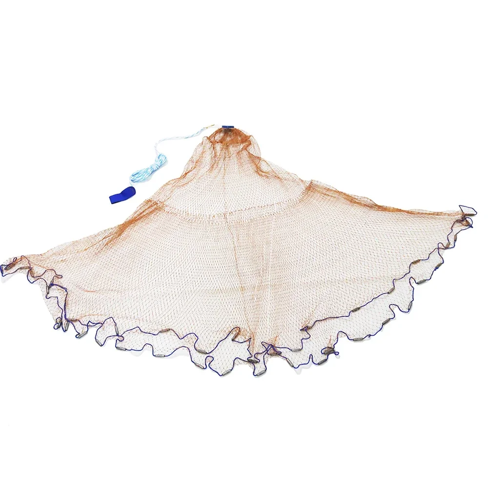 Línea multifilamento Lawaia con plomo, red fundida para peces, red trampa de pesca para lanzar a mano al aire libre - imagen 5