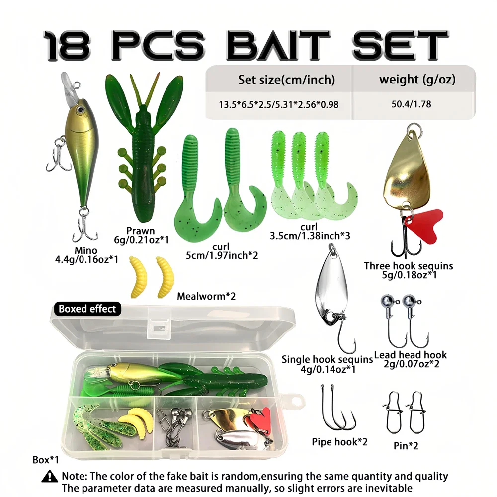 Marca MBLN, juego combinado de carrete de caña de pescar, caña de pescar telescópica de viaje, con carrete de pesca giratorio, sedal de pesca de nailon, juego de cebo con señuelo - imagen 5