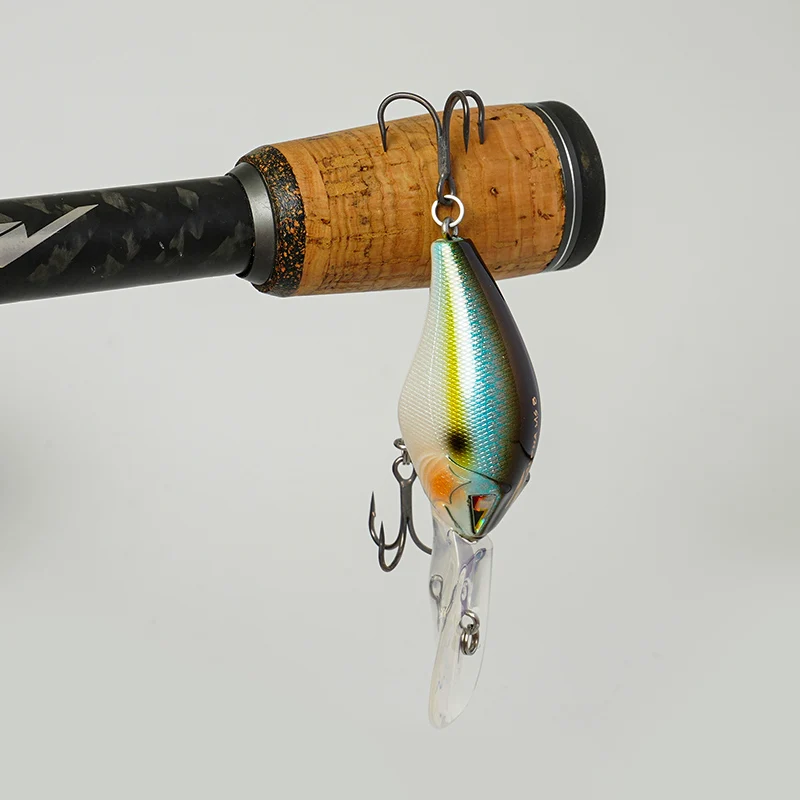 ARK Z serie MS8 Mini Nivel Medio gordo mudo CRANKBAIT largo alcance carretera cebo Bass. - imagen 3