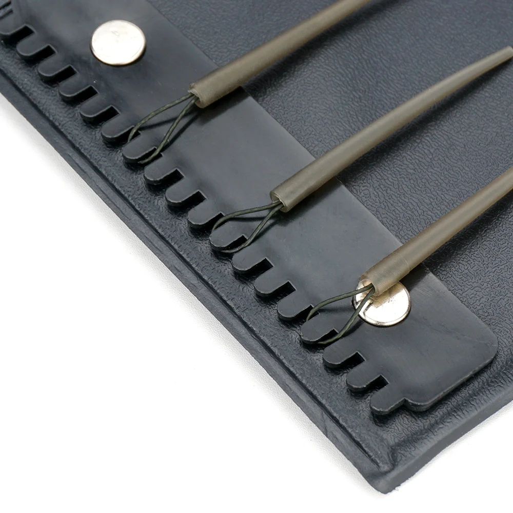 Hirisi Cartera para aparejos de pesca de carpa – Sistema de almacenamiento rígido de longitud de gancho para aparejos de pesca gruesos, estuche organizador para aparejos de pesca W103 - imagen 4