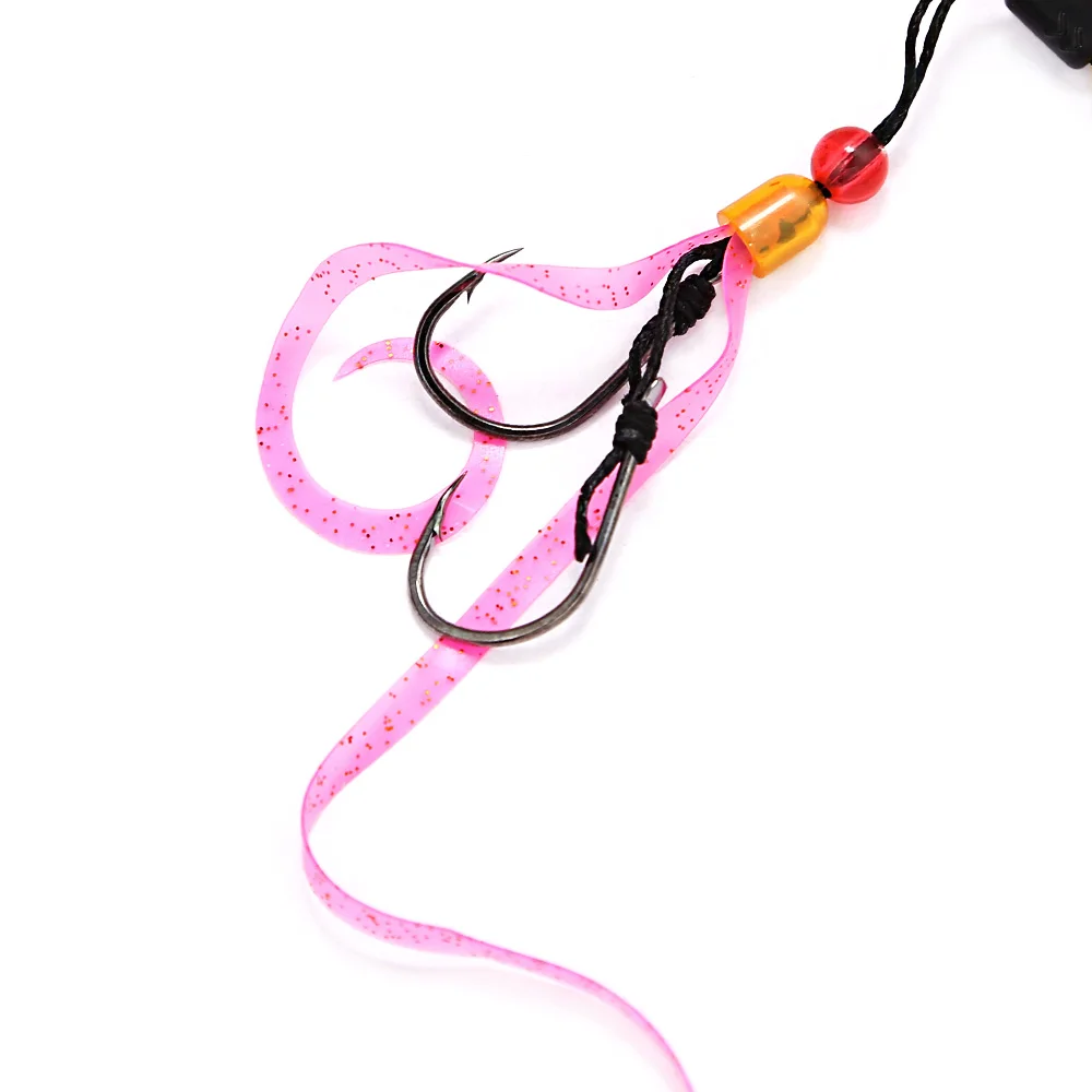 PEAK-señuelo tipo cuchara de plantilla de Metal, cebo Artificial de 80g, Jigging lento, aparejos de pesca de lubina súper duros - imagen 4