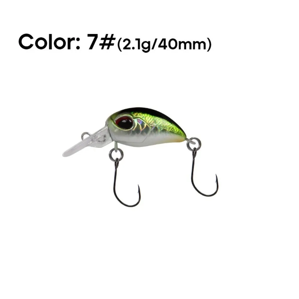 2025 40mm2.1g señuelo de pesca de hundimiento lento ojos 3D VIB Minnow señuelo Minnow Wobbler cebo de pesca de lubina aparejos de pesca