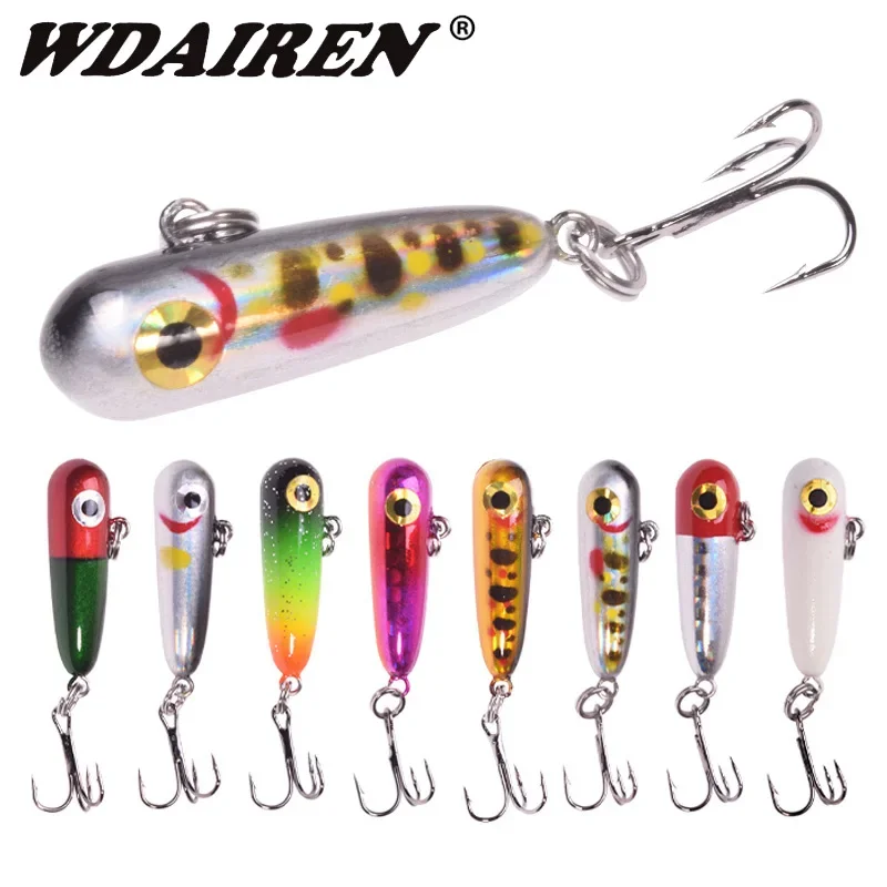 Mini Señuelos de Pesca tipo lápiz, Wobblers de pececillo que se hunden, 3cm, 2,8g, Crankbaits, cebo duro Artificial, aparejos de lubina, Jerkbait, 1 ud.