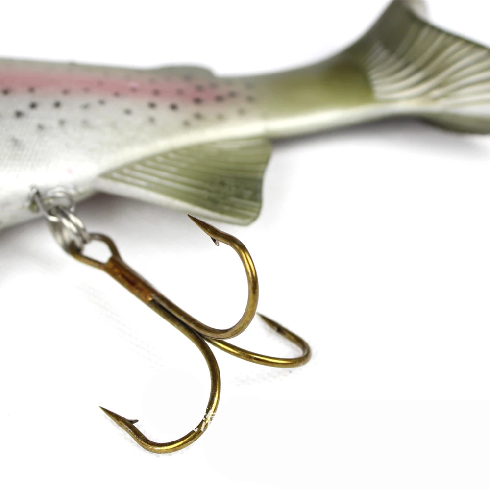 Cebos Wobblers artificiales 20/30cm 135/400g Pesca en el mar tamaño grande simular peces señuelo suave Lucio Swimbait manivela cebo aparejos de Pesca - imagen 4