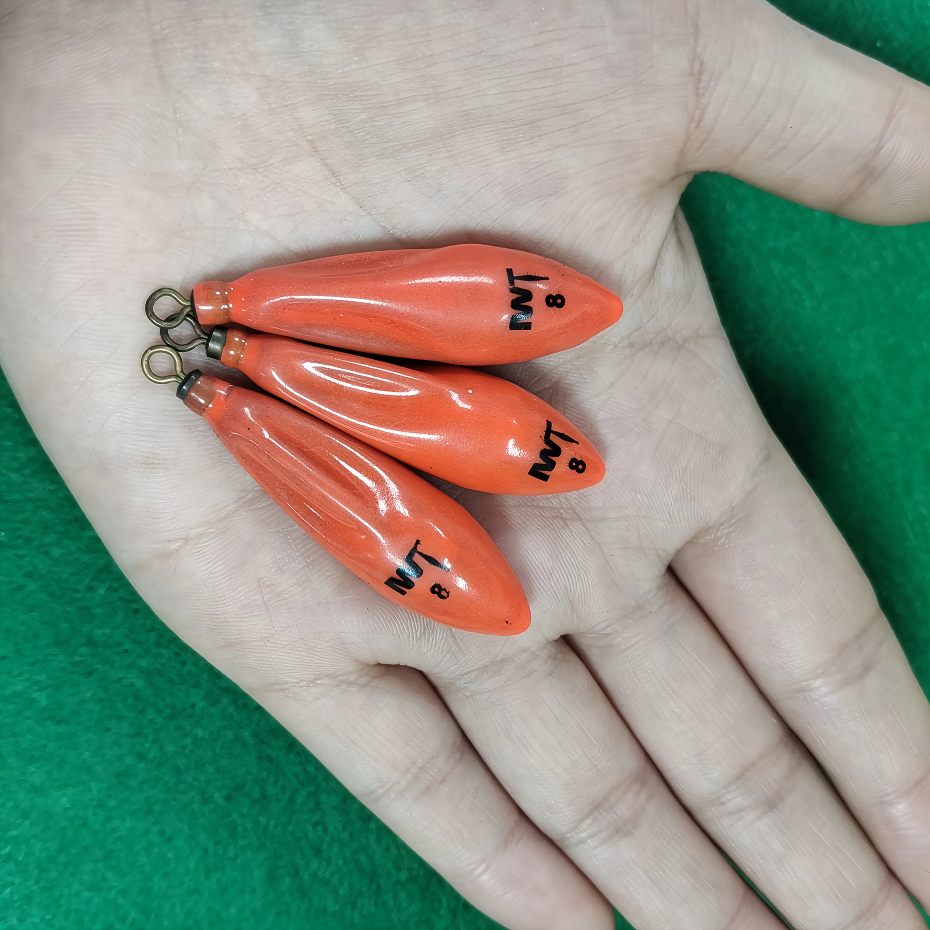 4 Uds. Anillo de plomo, gotas de agua, varillas de fundición de peso, varillas de mar, señuelo, balsa larga sólida, barco de mar, ganchos tándem, colgante de plomo - imagen 5