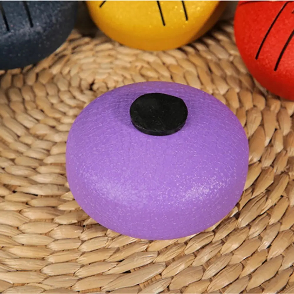 Mini tambor de lengüeta de acero de 3 pulgadas y 6 tonos, tambores de mano con baquetas, instrumentos musicales de percusión, accesorios de tambor de regalo - imagen 5