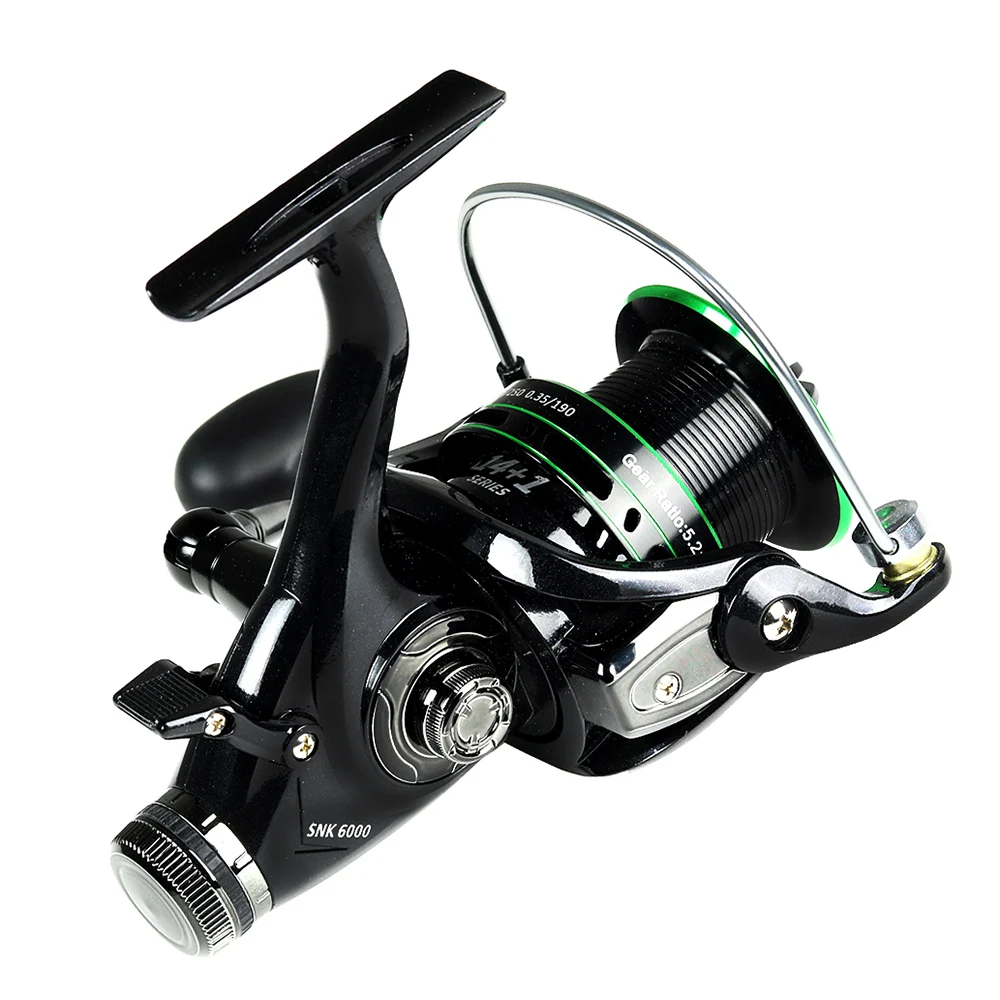 Carrete de pesca de Metal con potencia máxima de arrastre de 20Kg, sistema de arrastre de freno delantero y trasero de agua dulce y salada, serie 30 40 50 60 - imagen 3