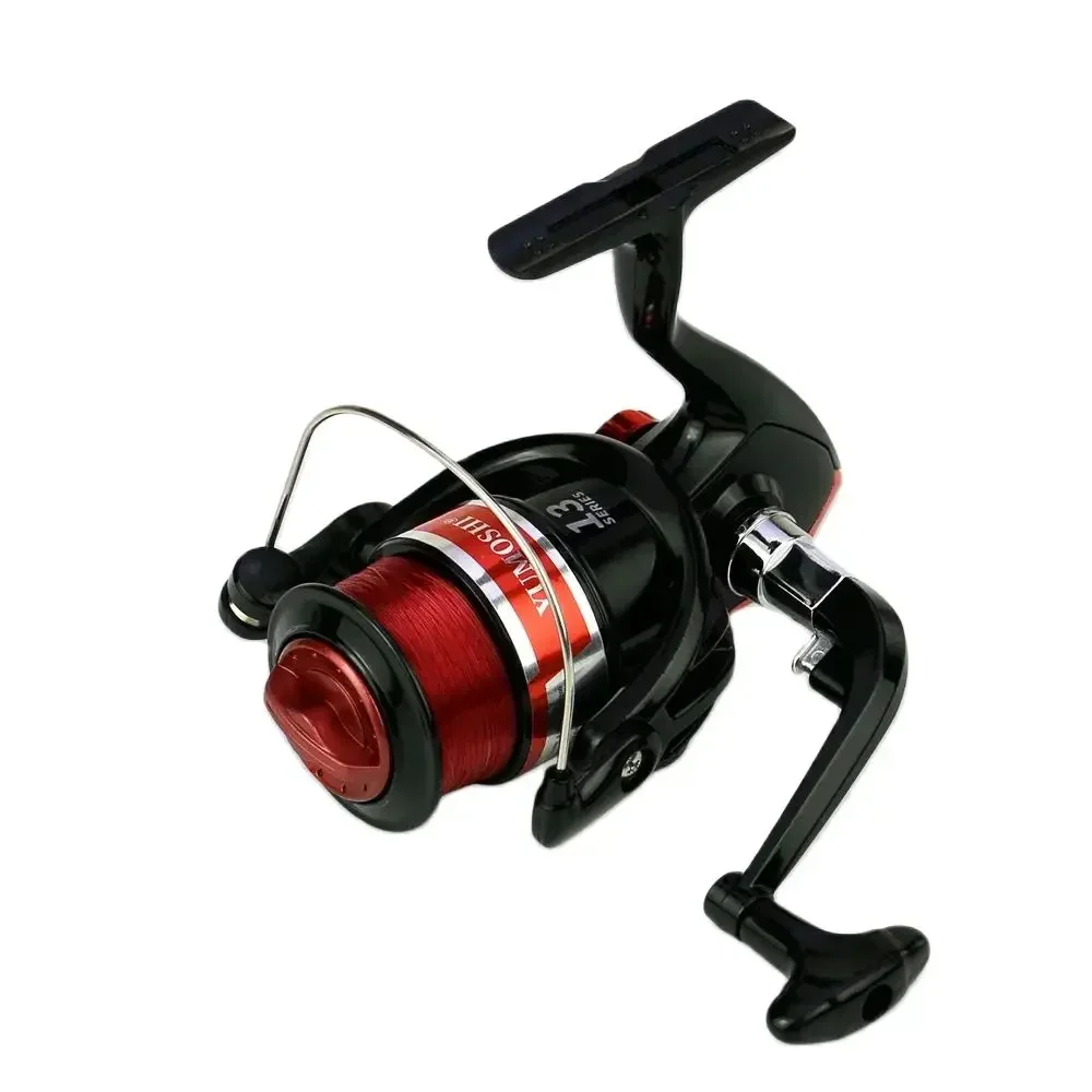 JOSBY-carrete de pesca con doble diseño de freno, alimentador de pesca de carpa súper fuerte, rueda giratoria tipo rueda - imagen 3