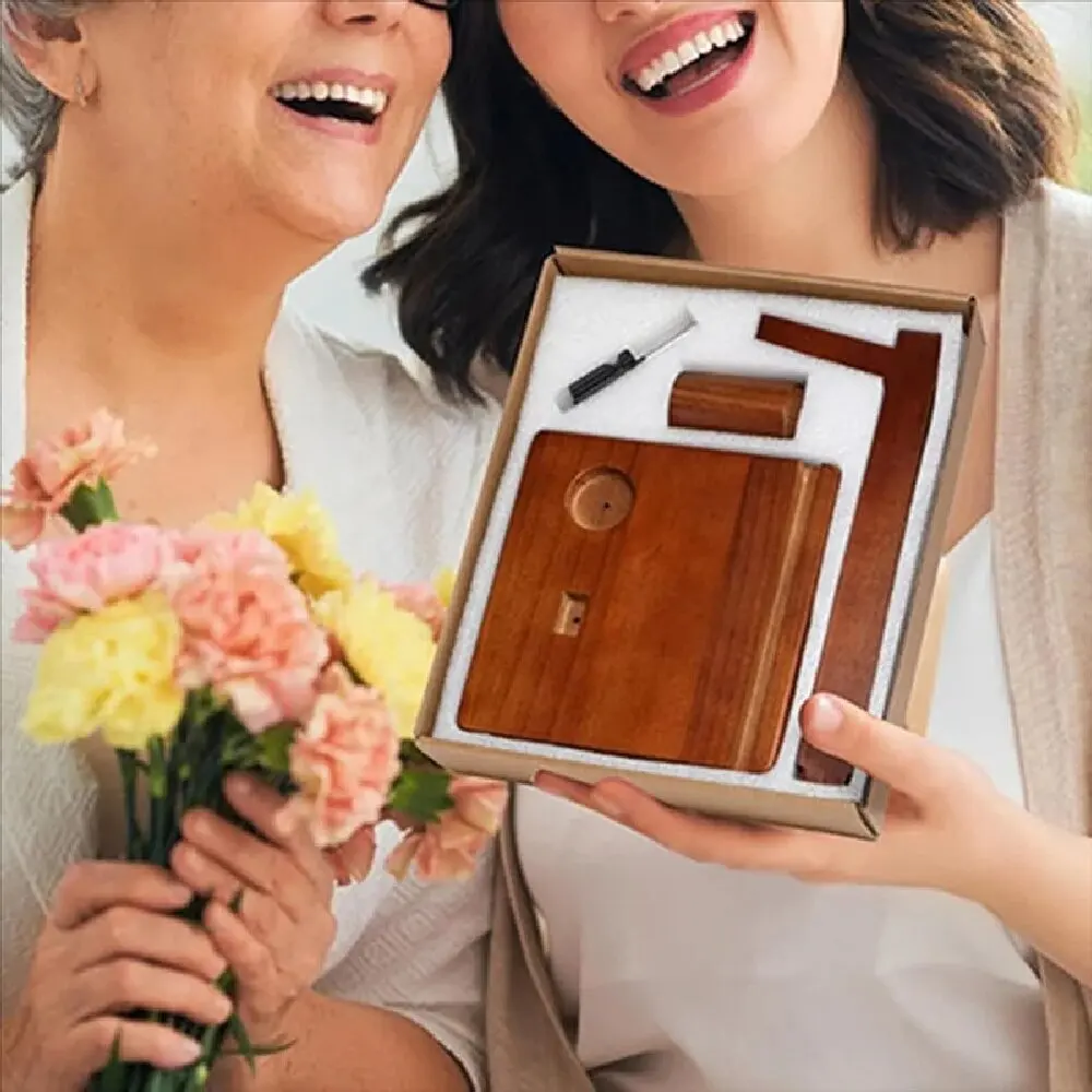 360° rotating spinning machine, wooden bobbin frame, spinning and weaving tool, crochet hook frame, rotating magnetic wire spool - imagen 2