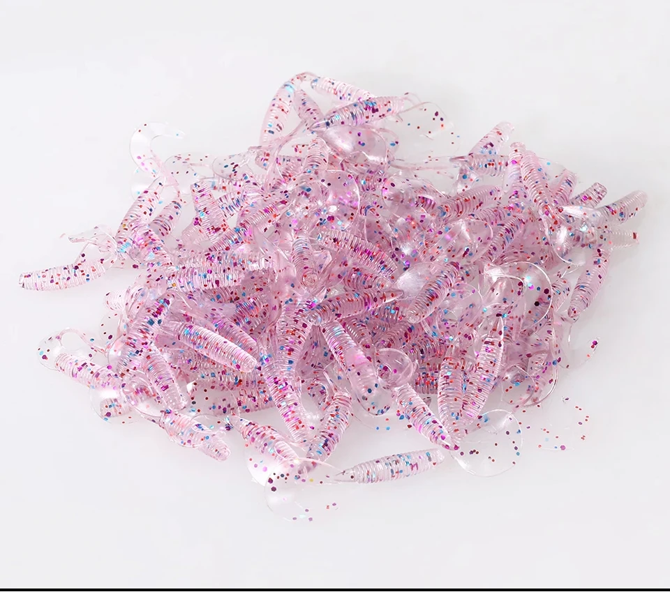 Señuelos de pesca translúcidos brillantes para una experiencia vibrante