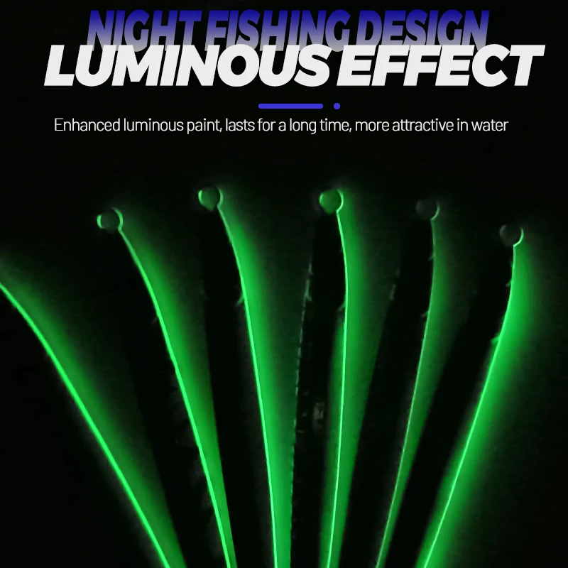 OBSESSION-anzuelos de Metal duro luminoso, 100g, 130g, 150g, 170g, velocidad de caída, anzuelos verticales de hundimiento rápido - imagen 5