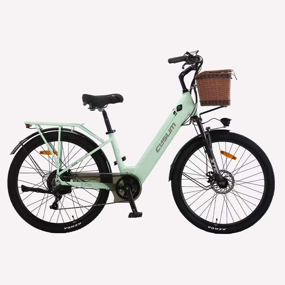CYSUM X-City Bicicleta Eléctrica Urbana 26'' Batería Extraíble - imagen 3
