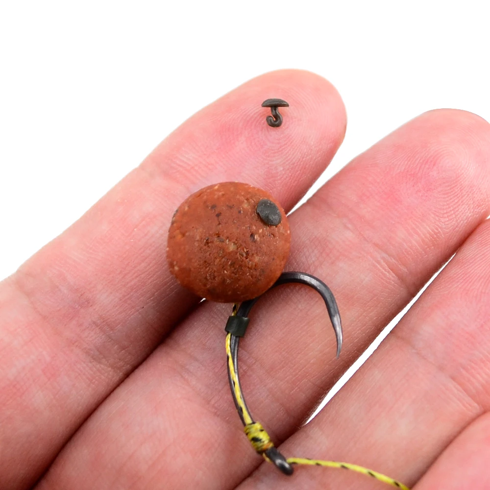 10 Uds. Aparejos de pesca de carpa, topes Boilie, cebo, topes con mancuernas, aparejos de pelo, extensor, accesorios de pesca AH165 - imagen 5