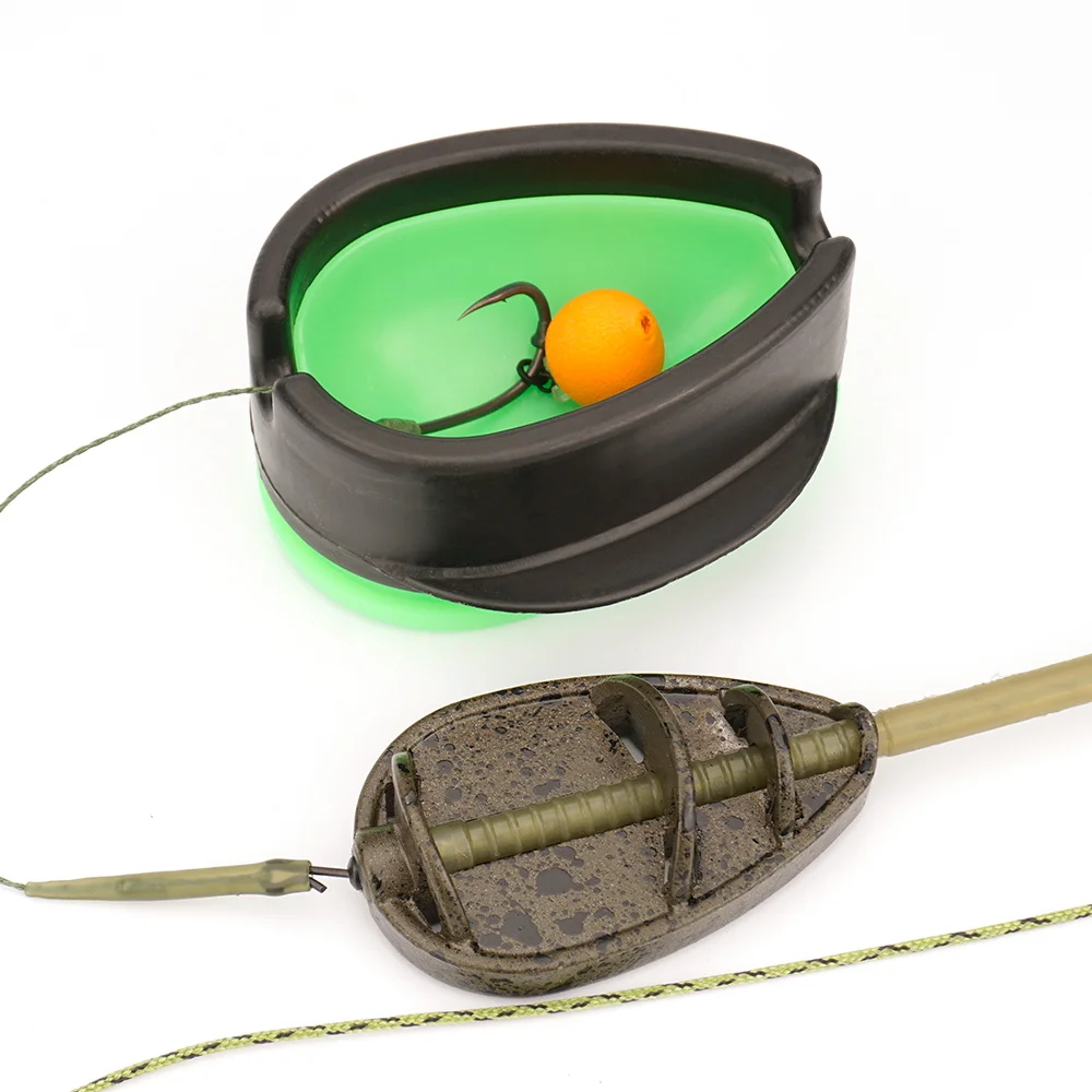 Hirisi-método de pesca de carpa, alimentador y molde, conjunto de aparejos de pesca de carpa, jaula de cebo, cesta, cebo F117, accesorios de pesca ﻿ - imagen 3