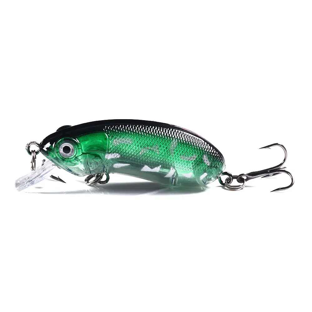 Señuelos de Pesca de pececillos, cebos artificiales duros Wobbler, carpa flotante, 8 piezas, 6cm, 9,8g - imagen 3