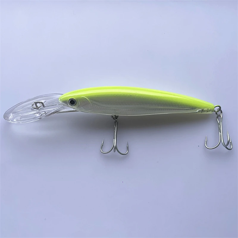 8128 19cm50g1PCS LURETV ranger de aguas profundas pesca de remolque Mino placa de lengua grande buceo profundo y fundición cebo falso cebo de pesca en el mar - imagen 4