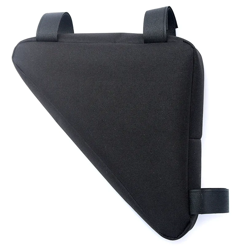 Bolsa negra duradera para bicicleta de montaña, con compartimento para batería y diseño triangular, accesorios para bicicleta, bolsa de ciclismo de poliéster, 1 ud. - imagen 4