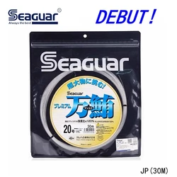 Línea de pesca original Seaguar 100% fluorocarbono 30m # 16- # 80 60LB-255LB Pesca en barco de aguas profundas para peces grandes Hecho en Japón