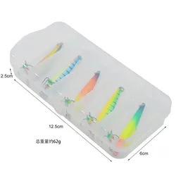 5 unids/caja forma de cuchara cuchara de pesca en hielo cebo de Metal 5g/5,5 cm cebos artificiales cucharas de señuelo niqueladas de acero inoxidable