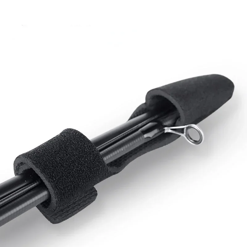 Soporte de correa de caña Luya, cinturón de encuadernación, soporte de tapa de alta elasticidad, sujetador de correa, juego de cordón, cubierta protectora de caña de pescar - imagen 3