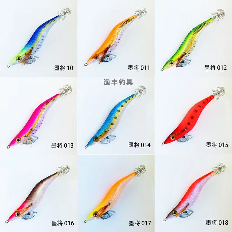 Calamar madera camarones calamar noctilucente anzuelo barco especial sepia seda suave calamar pesca cebo madera 3,5 - imagen 5