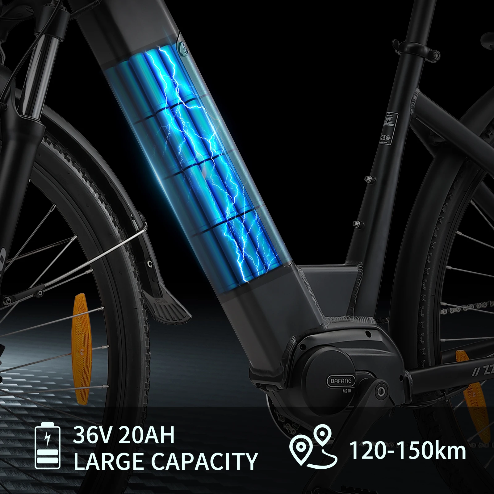 TTGO ZZ-28ST bicicleta eléctrica urbana con gran autonomía - imagen 3