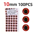 100pcs red 10mm