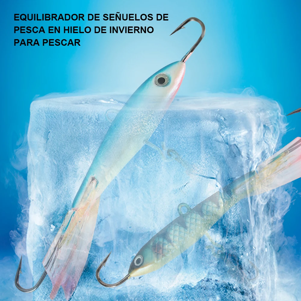 FTK-señuelo de Pesca en hielo, cebo profesional de 10g, 15g, 30g, para invierno, trucha, Lucio, carpa, Wobblers - imagen 2