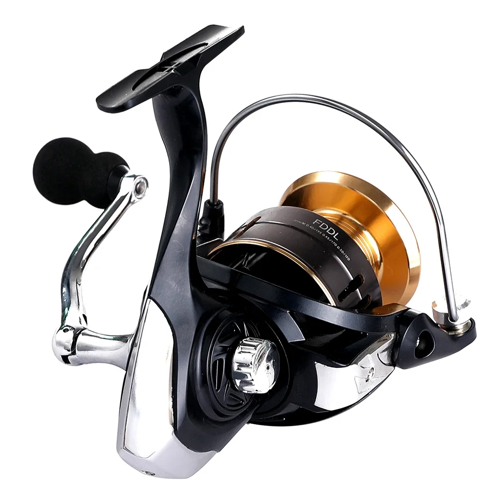 GHOTDA-carrete de Metal de alta calidad, accesorio de pesca giratorio 5,2: 1, rueda de agua salada, arrastre máximo de 8KG, 2000-7000 - imagen 5