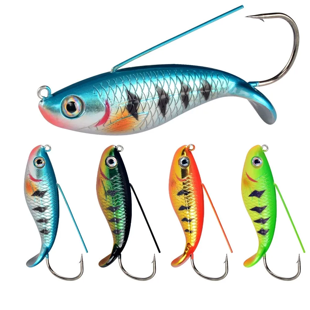 Señuelo de pesca VIB de un solo gancho de lanzamiento lejano, 8,5 cm, 21,2g, Wobbler de pesca anti-hierba, cebo Artificial Isca, señuelos duros, cuerpo láser Lifelik