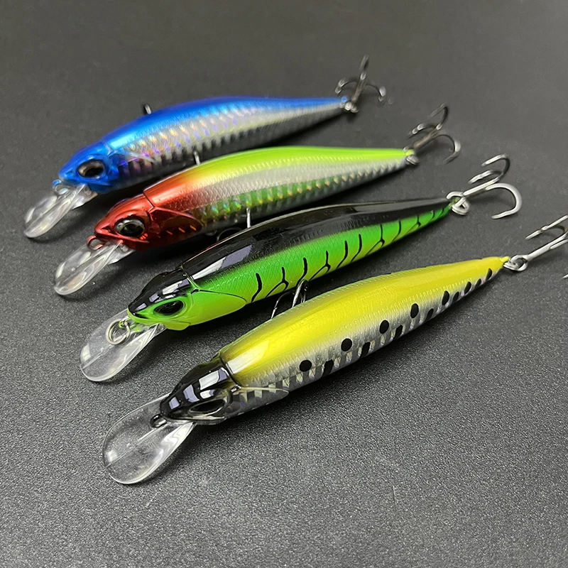 95mm 13.7g Suspending Minnow Fishing Lure Carp Trout Artificial Hard Bait Pesca Wobbler Jerkbait Plastic Swimbait Equipment 85SP - imagen 3