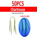 50pcs Chartreuse